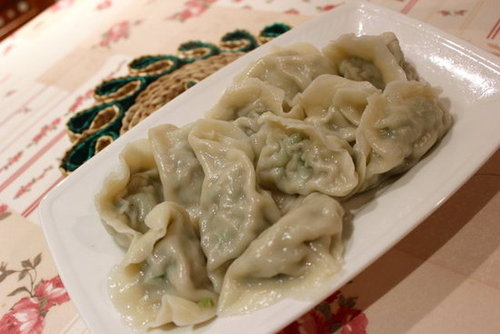Homemade String Beans Dumplings