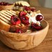 Grilled Pound Cake With Rose Whipped Cream, Pistachios, and Cherries