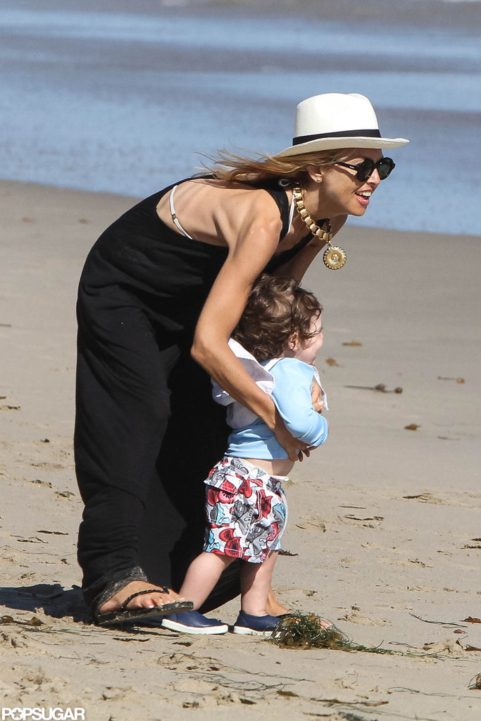Rachel Zoe hit the sand in Malibu with Skyler during a July beach visit in 2012.
Rachel Zoe hit the sand in Malibu with Skyler during a July beach visit in 2012.