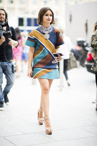 Miroslava Duma gave life to the print-on-print trend — and then some, with her major statement necklace.
Photo courtesy of Adam Katz Sinding
Miroslava Duma gave life to the print-on-print trend — and then some, with her major statement necklace.
Photo courtesy of Adam Katz Sinding