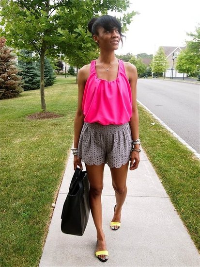 Scalloped Shorts