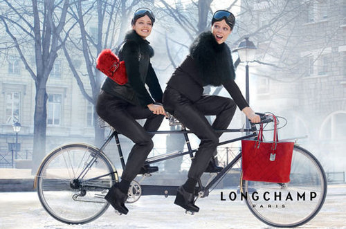 How cute is this wintry ad from Longchamp?
How cute is this wintry ad from Longchamp?
