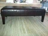 DIY Reupholstered Ottoman
