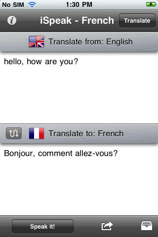 iSpeak French ($2)
