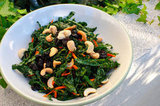Kale Salad With Dried Cherries and Cashews Kale Salad With Dried Cherries and Cashews