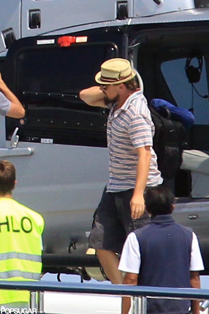 Leonardo DiCaprio Touches Down in France Solo Leonardo DiCaprio Touches Down in France Solo