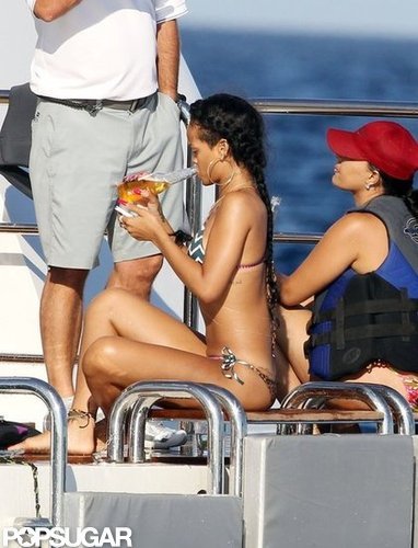 Bikini-Clad Rihanna Lets Loose on a Luxury Cruise Bikini-Clad Rihanna Lets Loose on a Luxury Cruise