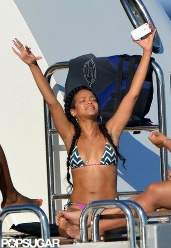 Bikini-Clad Rihanna Lets Loose on a Luxury Cruise Bikini-Clad Rihanna Lets Loose on a Luxury Cruise