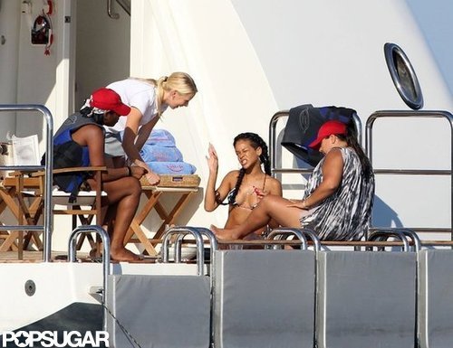 Bikini-Clad Rihanna Lets Loose on a Luxury Cruise Bikini-Clad Rihanna Lets Loose on a Luxury Cruise