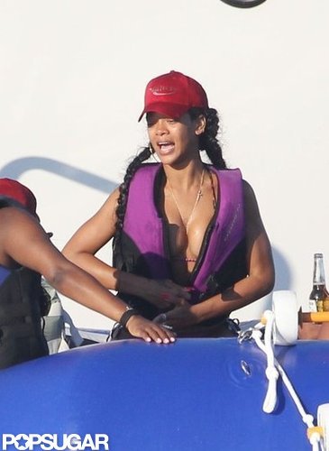 Bikini-Clad Rihanna Lets Loose on a Luxury Cruise Bikini-Clad Rihanna Lets Loose on a Luxury Cruise