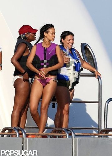 Bikini-Clad Rihanna Lets Loose on a Luxury Cruise Bikini-Clad Rihanna Lets Loose on a Luxury Cruise