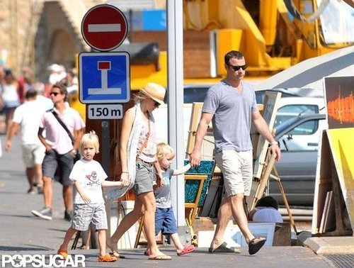 Naomi Watts and Liev Schreiber held hands with Sasha and Samuel in the South of France.
Naomi Watts and Liev Schreiber held hands with Sasha and Samuel in the South of France.