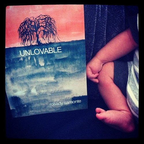 Rainlab was reading Unlovable by Rosady Samonte with a loveable baby.
Rainlab was reading Unlovable by Rosady Samonte with a loveable baby.