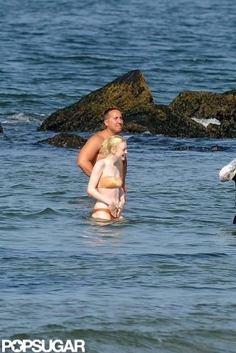 Dakota Fanning hit a Brooklyn beach in a bikini.
Dakota Fanning hit a Brooklyn beach in a bikini.