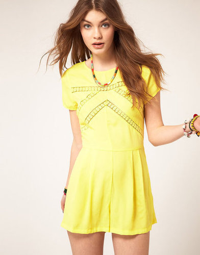 This sunny romper has summertime written all over it, from the breeze-inducing cutouts to the fresh, yellow hue.
ASOS Playsuit With Lace Insert ($58)
This sunny romper has summertime written all over it, from the breeze-inducing cutouts to the fresh, yellow hue.
ASOS Playsuit With Lace Insert ($58)