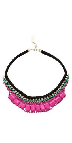 A statement necklace like this is your simple solution to adding interest without trying too hard.
Adia Kibur Bright Rocks Crystal Rope Necklace ($84)
A statement necklace like this is your simple solution to adding interest without trying too hard.
Adia Kibur Bright Rocks Crystal Rope Necklace ($84)