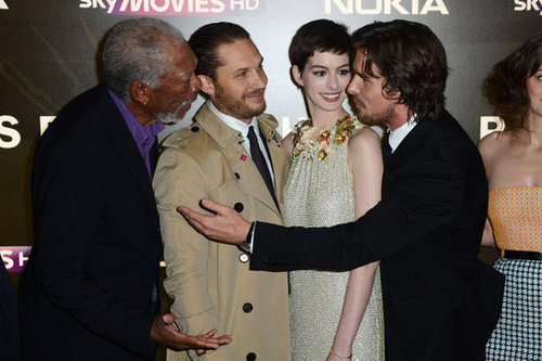 The Dark Knight Rises Stars Get Stylish For Their London Premiere The Dark Knight Rises Stars Get Stylish For Their London Premiere