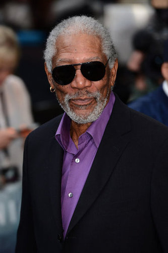 Morgan Freeman sported shades at the Dark Knight Rises premiere in London.
Morgan Freeman sported shades at the Dark Knight Rises premiere in London.