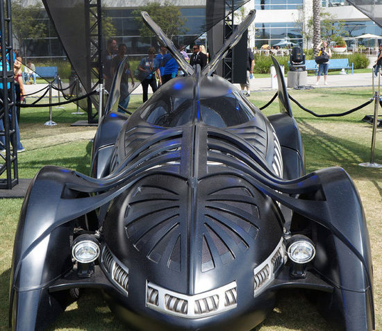 The Val Kilmer-era Batman Forever Batmobile.
The Val Kilmer-era Batman Forever Batmobile.