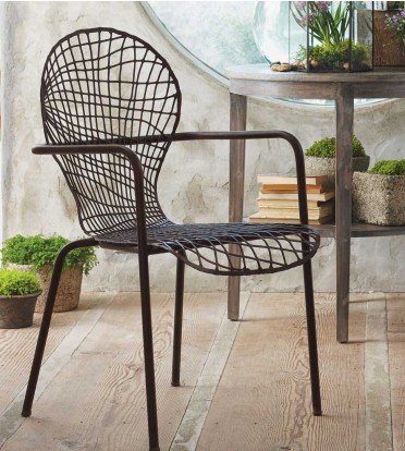For a Summery metal seating option, pick up the Antwerp Chair ($389).
For a Summery metal seating option, pick up the Antwerp Chair ($389).