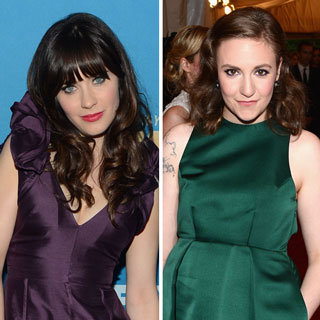 Zooey Deschanel's Red Carpet Nail Art
