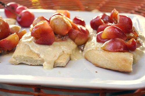 Ricotta and Cherry Focaccia Pizza Ricotta and Cherry Focaccia Pizza