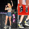 Tulisa Contostavlos Adidas Y-3 Oriah High Heel Trainer Boots