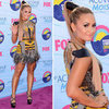 Pictures of Host Demi Lovato on the Red Carpet at the 2012 Teen Choice Awards: Rate or Hate Her Glam Look?