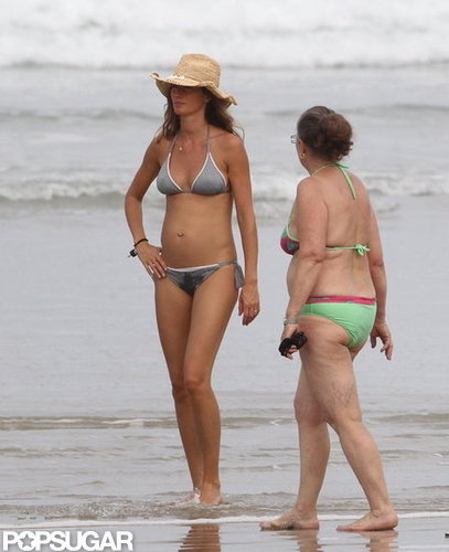 Pregnant Gisele Debuts Bump in a Bikini! Pregnant Gisele Debuts Bump in a Bikini!
