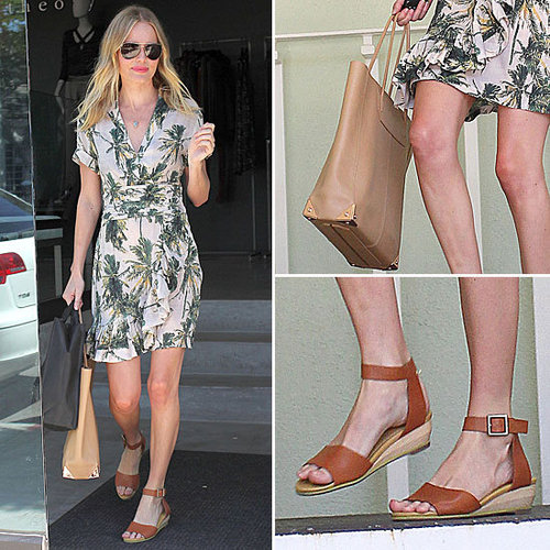 Kate Bosworth's Sweet Tropical-Print Dress Is an H&M Sale Find 