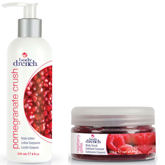 Body Drench Pomegranate Crush Lotion and Body Drench Raspberry Gelée Body Scrub Body Drench Pomegranate Crush Lotion and Body Drench Raspberry Gelée Body Scrub