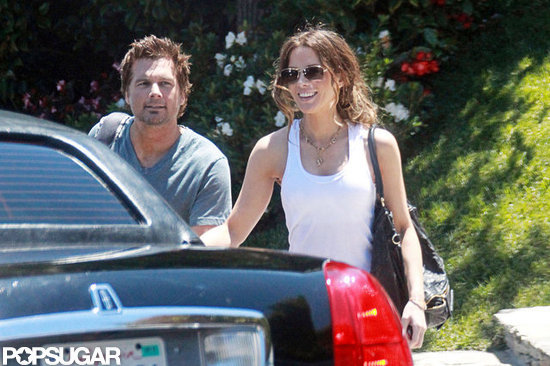 Kate Beckinsale and Len Wiseman on her 39th birthday.
Kate Beckinsale and Len Wiseman on her 39th birthday.