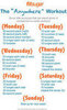 Workout Poster For the Week
