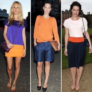 Orange and Blue Outfits