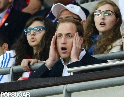 David and Brooklyn Beckham Support Team GB With Prince William David and Brooklyn Beckham Support Team GB With Prince William