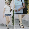 Michelle Williams Wearing Heart Print T-Shirt and Shorts