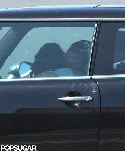 Kristen Stewart kissed Rupert Sanders in her car.
Kristen Stewart kissed Rupert Sanders in her car.