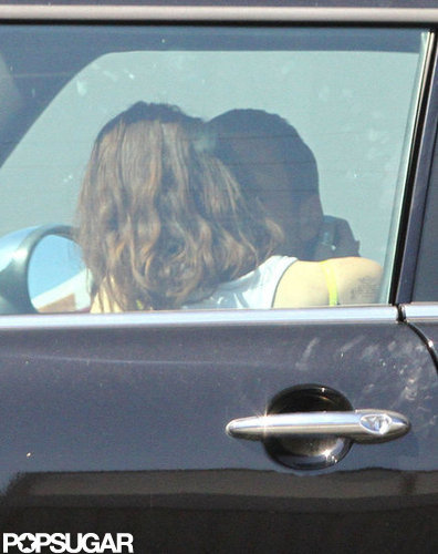 Rupert Sanders kissed Kristen Stewart in a car.
Rupert Sanders kissed Kristen Stewart in a car.