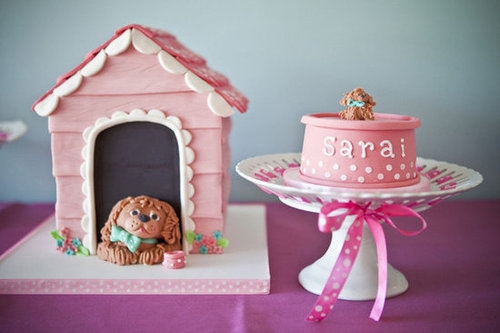 A Puppy Party Cake A Puppy Party Cake
