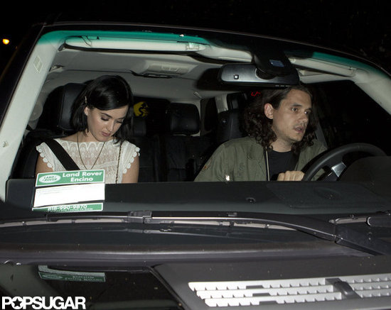 Katy Perry and John Mayer left the Chateau Marmont.
Katy Perry and John Mayer left the Chateau Marmont.