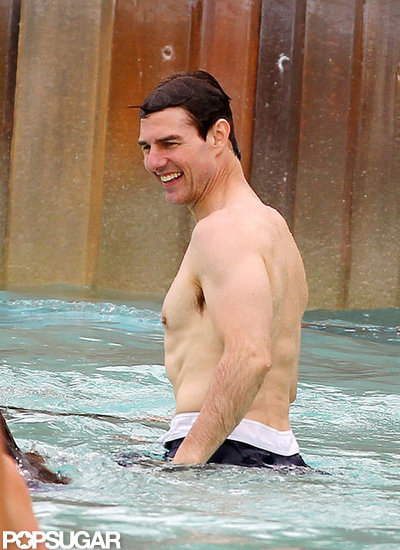 Tom Cruise took Suri Cruise to a water park in Orlando.
Tom Cruise took Suri Cruise to a water park in Orlando.