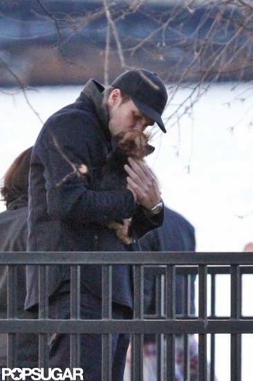 Tom Brady kissed Gisele Bundchen's pup, Vida, during a November 2011 stroll around Boston.
Tom Brady kissed Gisele Bundchen's pup, Vida, during a November 2011 stroll around Boston.