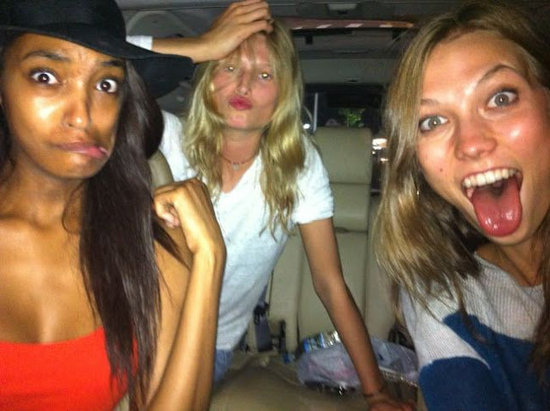 Karlie Kloss and Jourdan Dunn