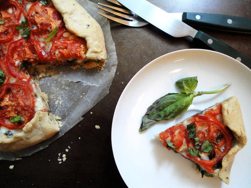 Rustic Tomato Mozzarella Tart