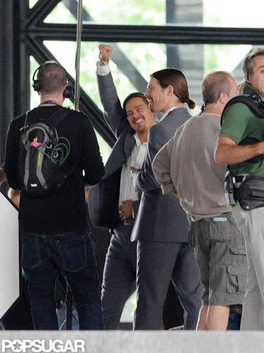 Brad Pitt Wears a Ponytail For a Working Weekend Brad Pitt Wears a Ponytail For a Working Weekend