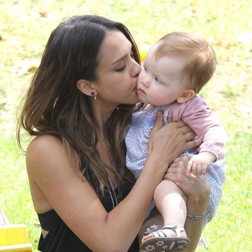 Jessica Alba and Haven Warren at Park | Pictures