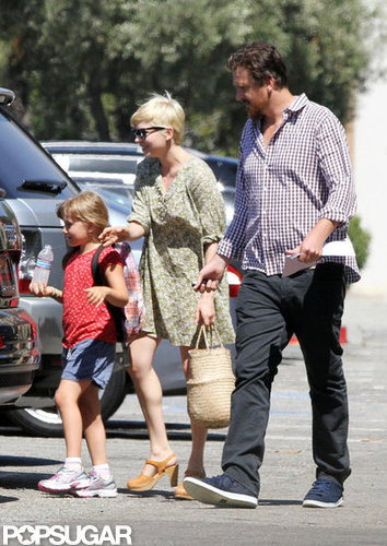 Michelle Williams and Jason Segel Settle In With Matilda in LA Michelle Williams and Jason Segel Settle In With Matilda in LA
