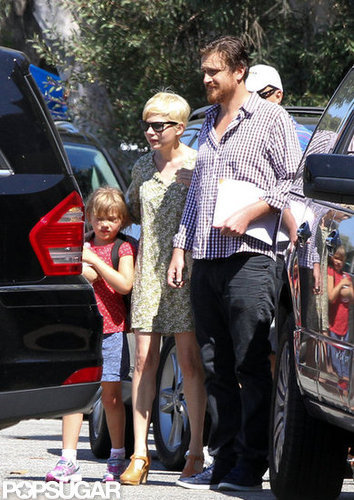 Michelle Williams and Jason Segel accompanied Matilda to gymnastics in LA.
Michelle Williams and Jason Segel accompanied Matilda to gymnastics in LA.