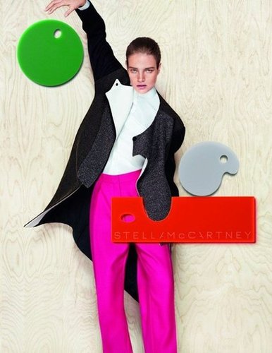 We're loving this artsy take on Stella McCartney's sporty-luxe wares.
We're loving this artsy take on Stella McCartney's sporty-luxe wares.