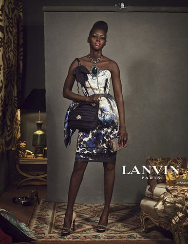 Lanvin's old school glamour borders on quirky campiness.
Lanvin's old school glamour borders on quirky campiness.